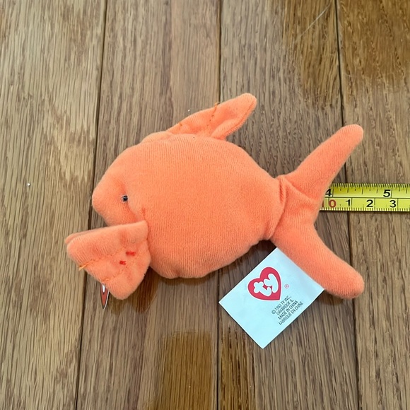 Vintage 1990s McDonald’s Happy Meal Toy Ty Goldie Goldfish Teenie Beanie Baby - Picture 14 of 14